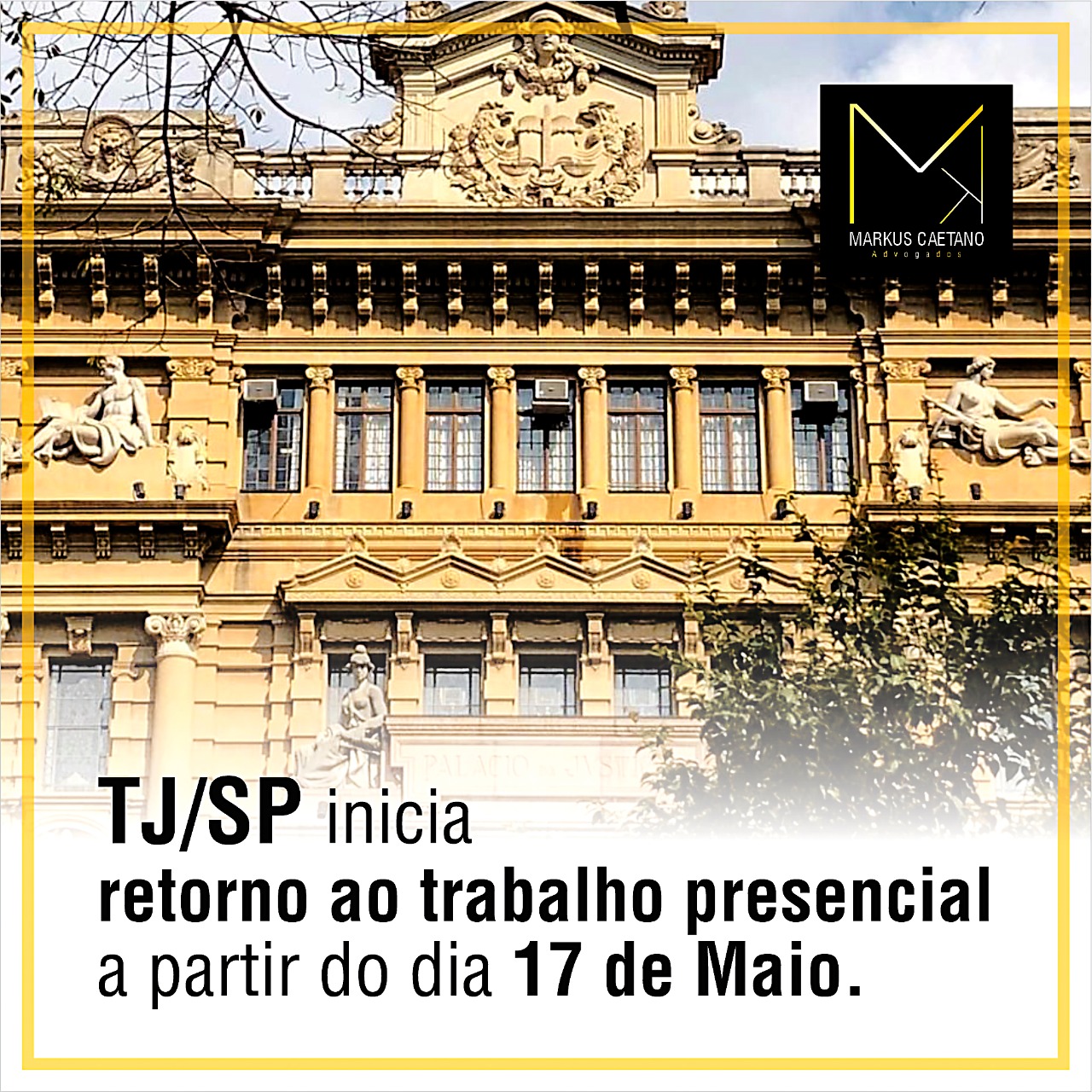 TJ/SP inicia retorno ao trabalho presencial a partir do dia 17